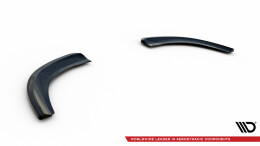 Heck Ansatz Flaps Diffusor passend für Ford Focus ST Mk3 FL schwarz Hochglanz