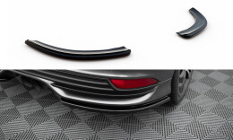 Street+ Heck Ansatz Flaps passend für Ford Focus ST Mk3 FL schwarz Hochglanz