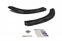 Heck Ansatz Flaps Diffusor passend für FORD FOCUS 3 ST Facelift schwarz matt