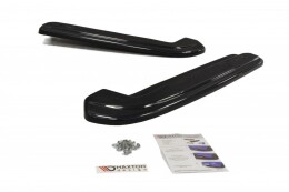 Street+ Heck Ansatz Flaps passend für Honda Accord VII TYPE-S schwarz Hochglanz