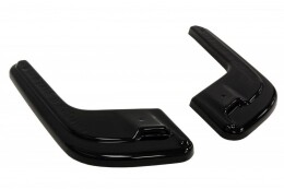 Heck Ansatz Flaps Diffusor passend für HONDA CIVIC IX TYPE R schwarz Hochglanz