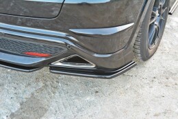 Street+ Heck Ansatz Flaps passend für Honda Civic VIII TYPE S/R schwarz Hochglanz