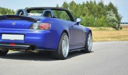 Heck Ansatz Flaps Diffusor passend für HONDA S2000 schwarz Hochglanz