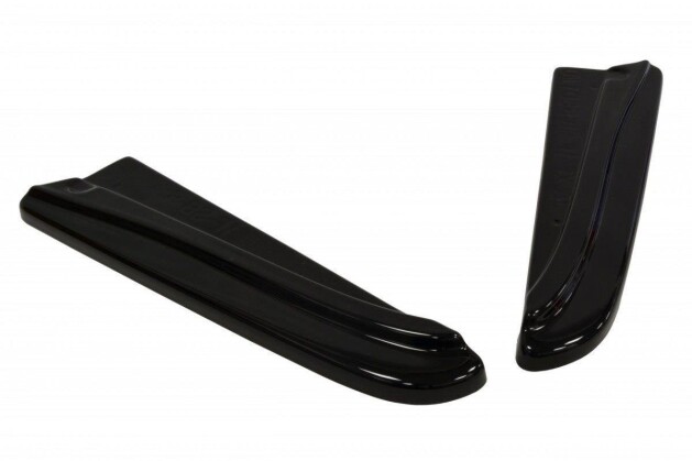 Heck Ansatz Flaps Diffusor passend für JAGUAR XF X250 SPORTBRAKE schwarz Hochglanz
