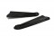 Heck Ansatz Flaps Diffusor passend für JAGUAR XF X250 SPORTBRAKE schwarz Hochglanz