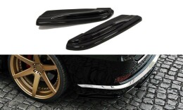 Heck Ansatz Flaps Diffusor passend für Jeep Grand Cherokee WK2 Summit Facelift schwarz Hochglanz