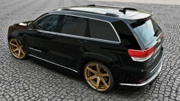 Heck Ansatz Flaps Diffusor passend für Jeep Grand Cherokee WK2 Summit Facelift schwarz Hochglanz