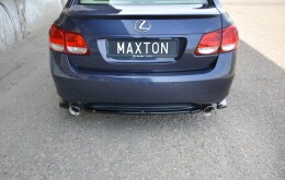 Heck Ansatz Flaps Diffusor passend für LEXUS GS MK.3 schwarz Hochglanz