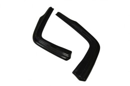 Heck Ansatz Flaps Diffusor passend für Lexus GS Mk4 Facelift H schwarz Hochglanz