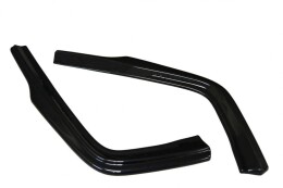 Heck Ansatz Flaps Diffusor passend für Lexus GS Mk4 Facelift H schwarz Hochglanz