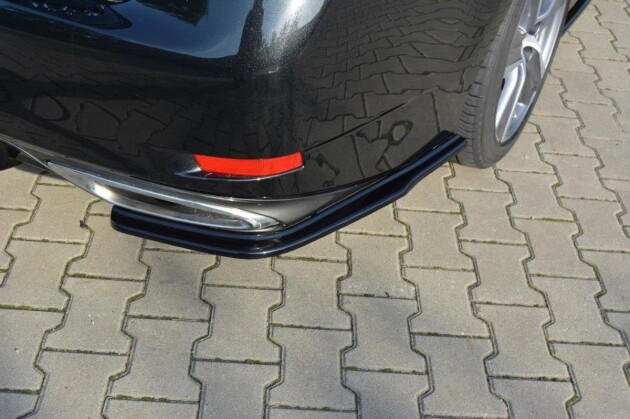 Heck Ansatz Flaps Diffusor für Lexus GS Mk4 FL T schwarz Hochglanz