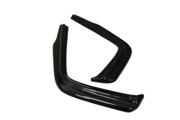 Heck Ansatz Flaps Diffusor passend für Lexus GS Mk4 Facelift T schwarz Hochglanz