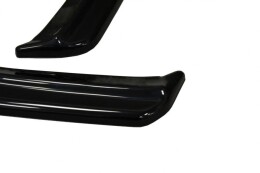 Heck Ansatz Flaps Diffusor passend für Lexus GS Mk4 Facelift T schwarz Hochglanz