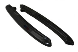 Heck Ansatz Flaps Diffusor passend für Lexus IS Mk3 Facelift T schwarz Hochglanz