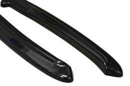 Heck Ansatz Flaps Diffusor passend für Lexus IS Mk3 Facelift T schwarz Hochglanz