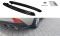 Heck Ansatz Flaps Diffusor passend für Lexus IS Mk3 Facelift T schwarz Hochglanz
