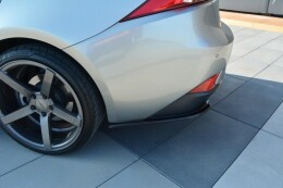 Heck Ansatz Flaps Diffusor passend für Lexus IS Mk3 T schwarz Hochglanz