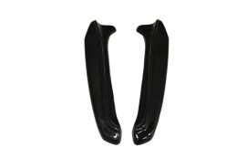 Heck Ansatz Flaps Diffusor passend für Lexus NX Mk1 T schwarz Hochglanz