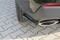 Heck Ansatz Flaps Diffusor passend für Lexus NX Mk1 T schwarz Hochglanz