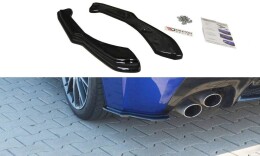 Heck Ansatz Flaps Diffusor passend für Lexus RC F schwarz Hochglanz