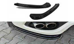 Heck Ansatz Flaps Diffusor passend für Maserati Granturismo Mk1 schwarz Hochglanz