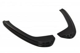 Heck Ansatz Flaps Diffusor passend für Maserati Granturismo Mk1 schwarz Hochglanz