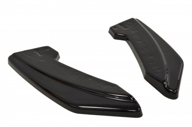 Heck Ansatz Flaps Diffusor passend für MAZDA 3 MK2 MPS schwarz Hochglanz