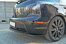 Heck Ansatz Flaps Diffusor passend für MAZDA 3 MPS...