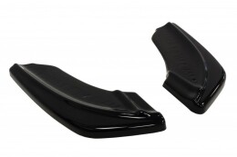 Heck Ansatz Flaps Diffusor passend für MAZDA 3 MPS MK1 (PREFACE) US-Spec Version schwarz Hochglanz