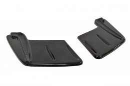 Heck Ansatz Flaps Diffusor passend für Mitsubishi Lancer Evo X schwarz Hochglanz