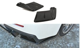 Street+ Heck Ansatz Flaps passend für Mitsubishi Lancer Evo X schwarz Hochglanz