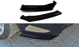 Street+ Heck Ansatz Flaps passend für Opel Astra H (FOR OPC / VXR) schwarz Hochglanz