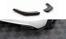 Heck Ansatz Flaps Diffusor passend für OPEL ASTRA J OPC / VXR schwarz Hochglanz
