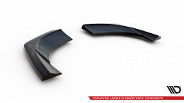 Heck Ansatz Flaps Diffusor passend für OPEL ASTRA J OPC / VXR schwarz Hochglanz