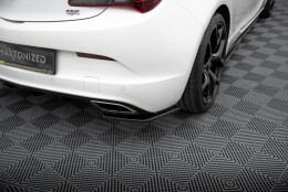 Street+ Heck Ansatz Flaps passend für Opel Astra J OPC / VXR schwarz Hochglanz