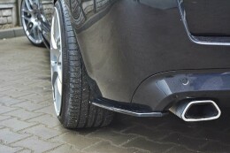 Heck Ansatz Flaps Diffusor für Opel ZAFIRA B OPC / VXR schwarz Hochglanz