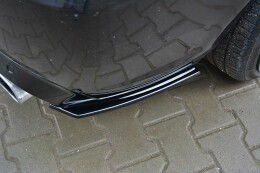 Heck Ansatz Flaps Diffusor passend für OPEL ZAFIRA B OPC / VXR schwarz Hochglanz