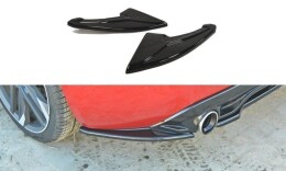 Heck Ansatz Flaps Diffusor passend für PEUGEOT 308 II GTI schwarz Hochglanz