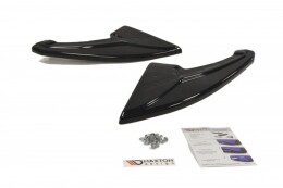 Heck Ansatz Flaps Diffusor passend für PEUGEOT 308 II GTI schwarz Hochglanz