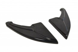 Heck Ansatz Flaps Diffusor passend für PEUGEOT 308 II GTI schwarz Hochglanz