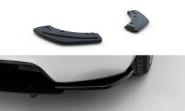 Heck Ansatz Flaps Diffusor passend für Peugeot RCZ Mk1 / Mk1 Facelift schwarz Hochglanz