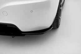 Heck Ansatz Flaps Diffusor passend für Peugeot RCZ Mk1 / Mk1 Facelift schwarz Hochglanz