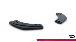 Heck Ansatz Flaps Diffusor passend für Peugeot RCZ Mk1 / Mk1 Facelift schwarz Hochglanz