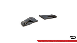 Heck Ansatz Flaps Diffusor passend für RENAULT CLIO III RS schwarz Hochglanz