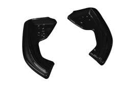 Heck Ansatz Flaps Diffusor passend für Renault Clio Mk4 schwarz Hochglanz