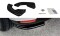 Heck Ansatz Flaps Diffusor passend für Renault Clio Mk4 schwarz Hochglanz
