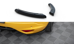 Heck Ansatz Flaps Diffusor passend für RENAULT MEGANE 3 RS schwarz Hochglanz