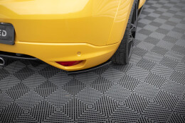 Heck Ansatz Flaps Diffusor passend für RENAULT MEGANE 3 RS schwarz Hochglanz