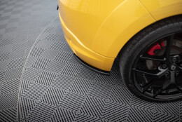 Heck Ansatz Flaps Diffusor passend für RENAULT MEGANE 3 RS schwarz Hochglanz