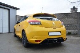 Heck Ansatz Diffusor Flaps für Renault MEGANE MK3 RS